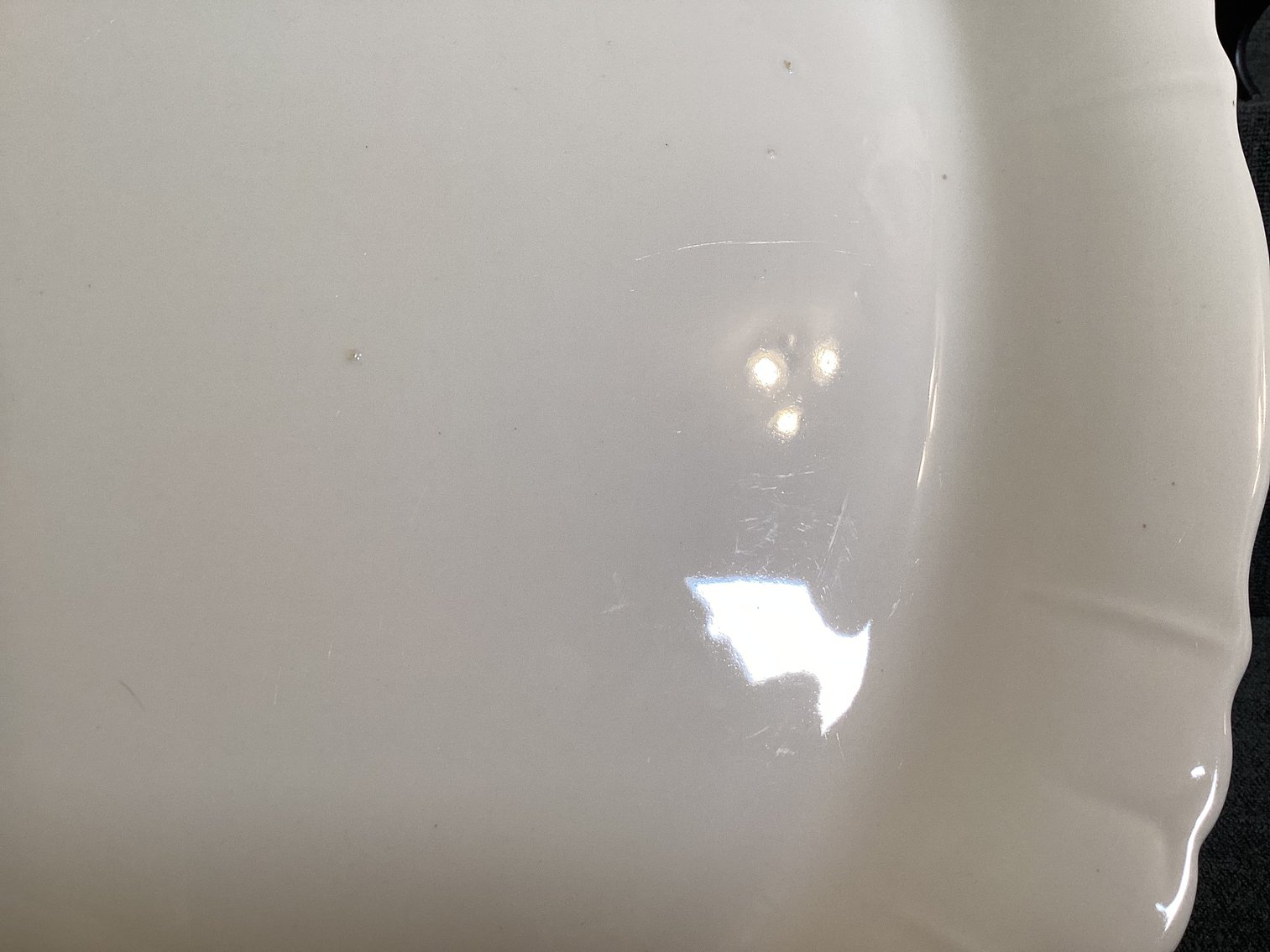 Image for White Ironstone Platter