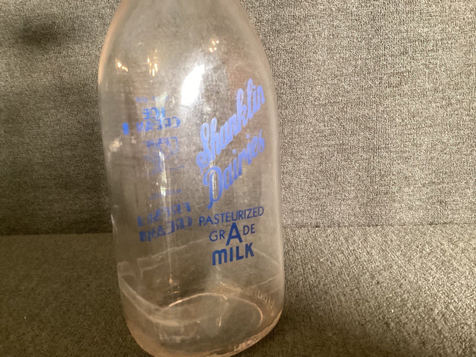 Image for Shanklin Dairy ACL Milk Bottle Marion VA