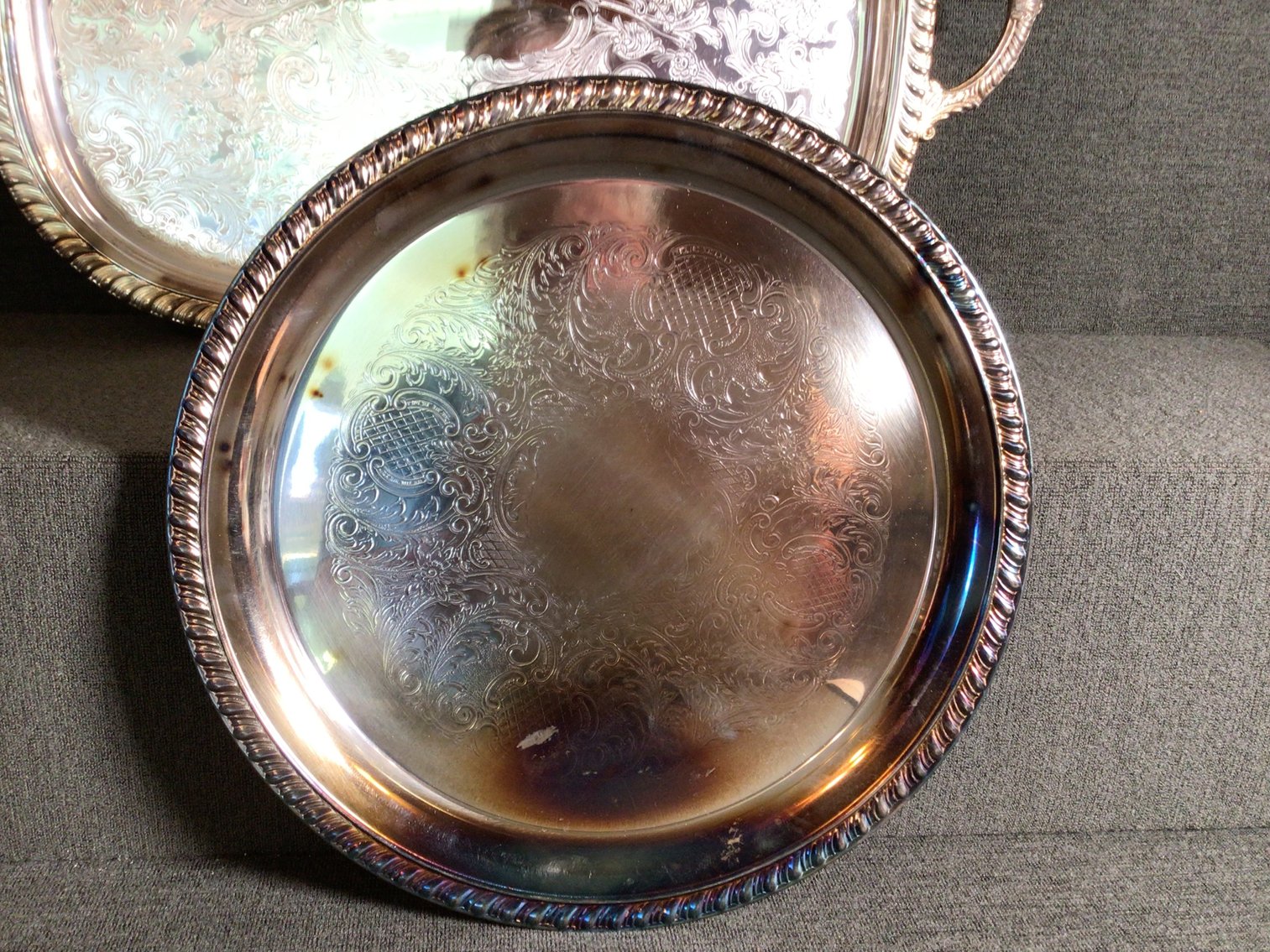 Image for Silver plated trays