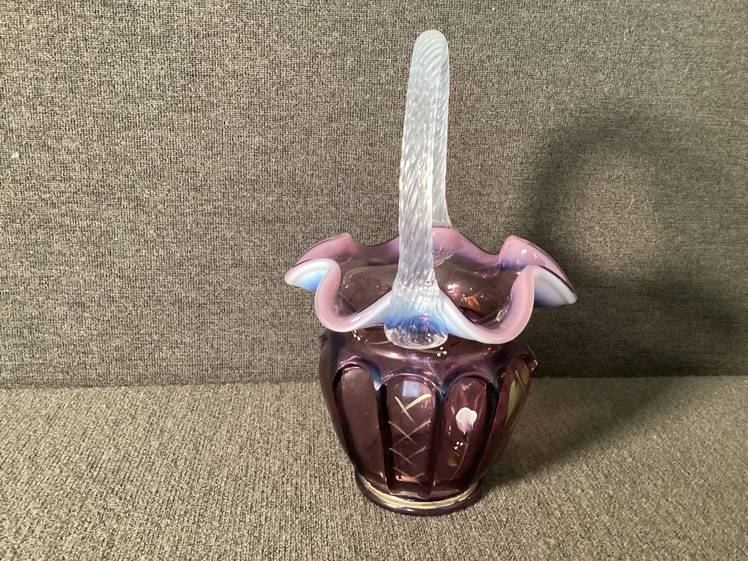 Image for Fenton Opalescent Basket