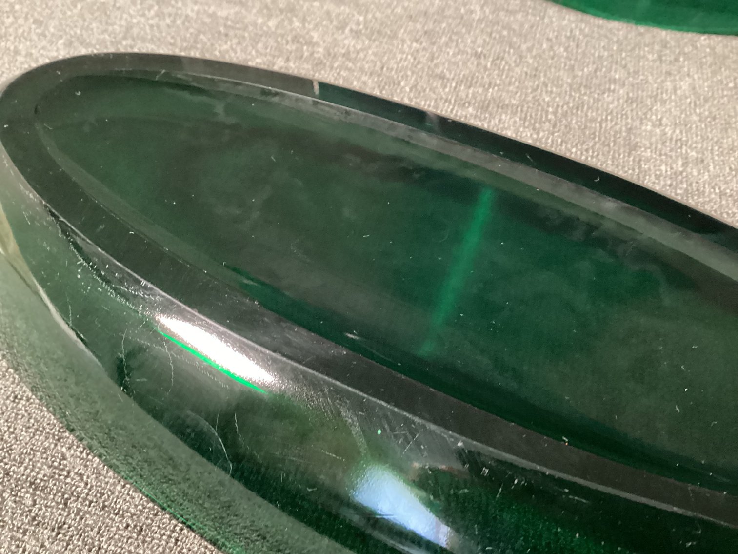 Image for Green Glass Dinnerware