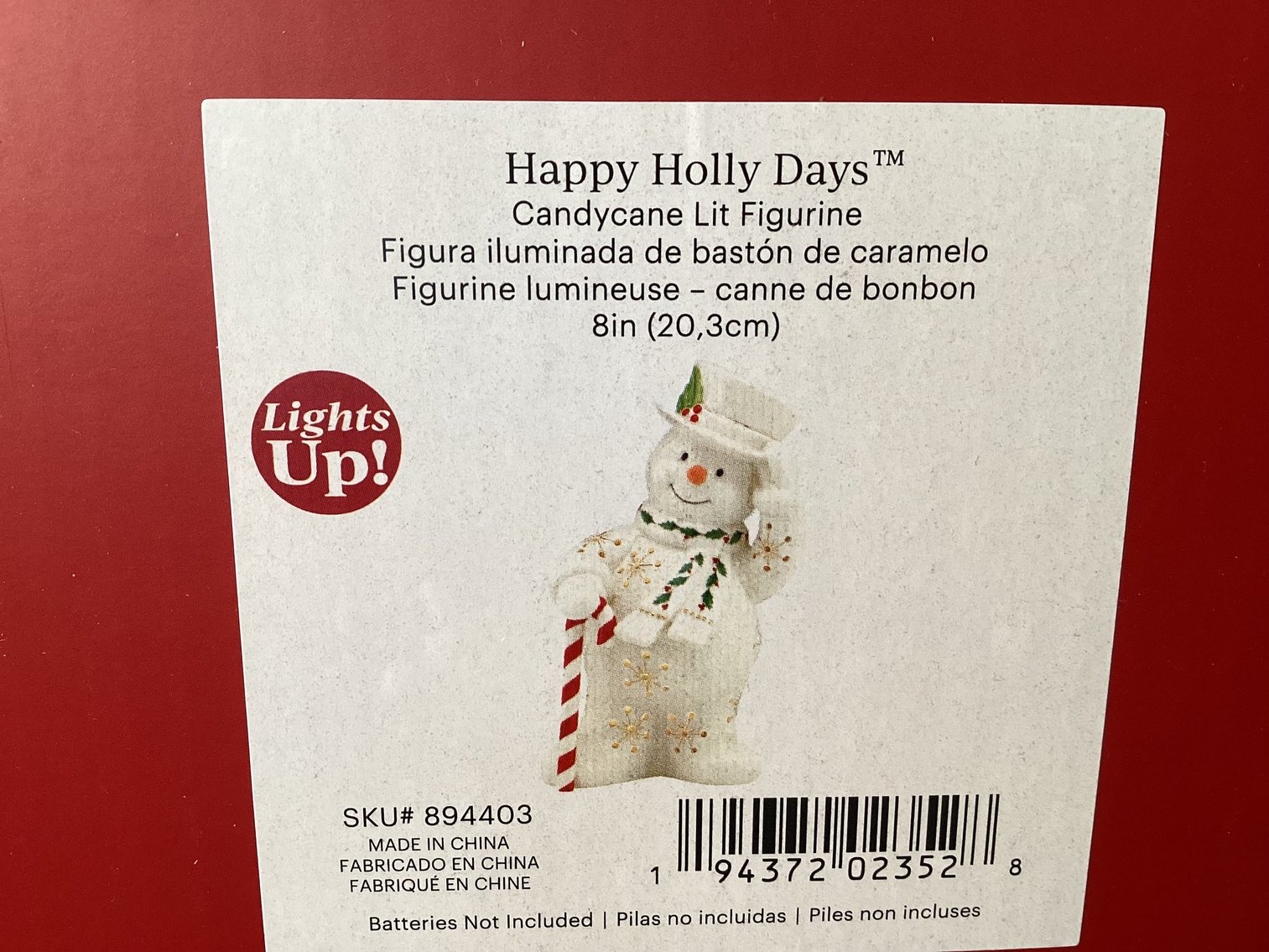 Image for Lenox 8” Snowman