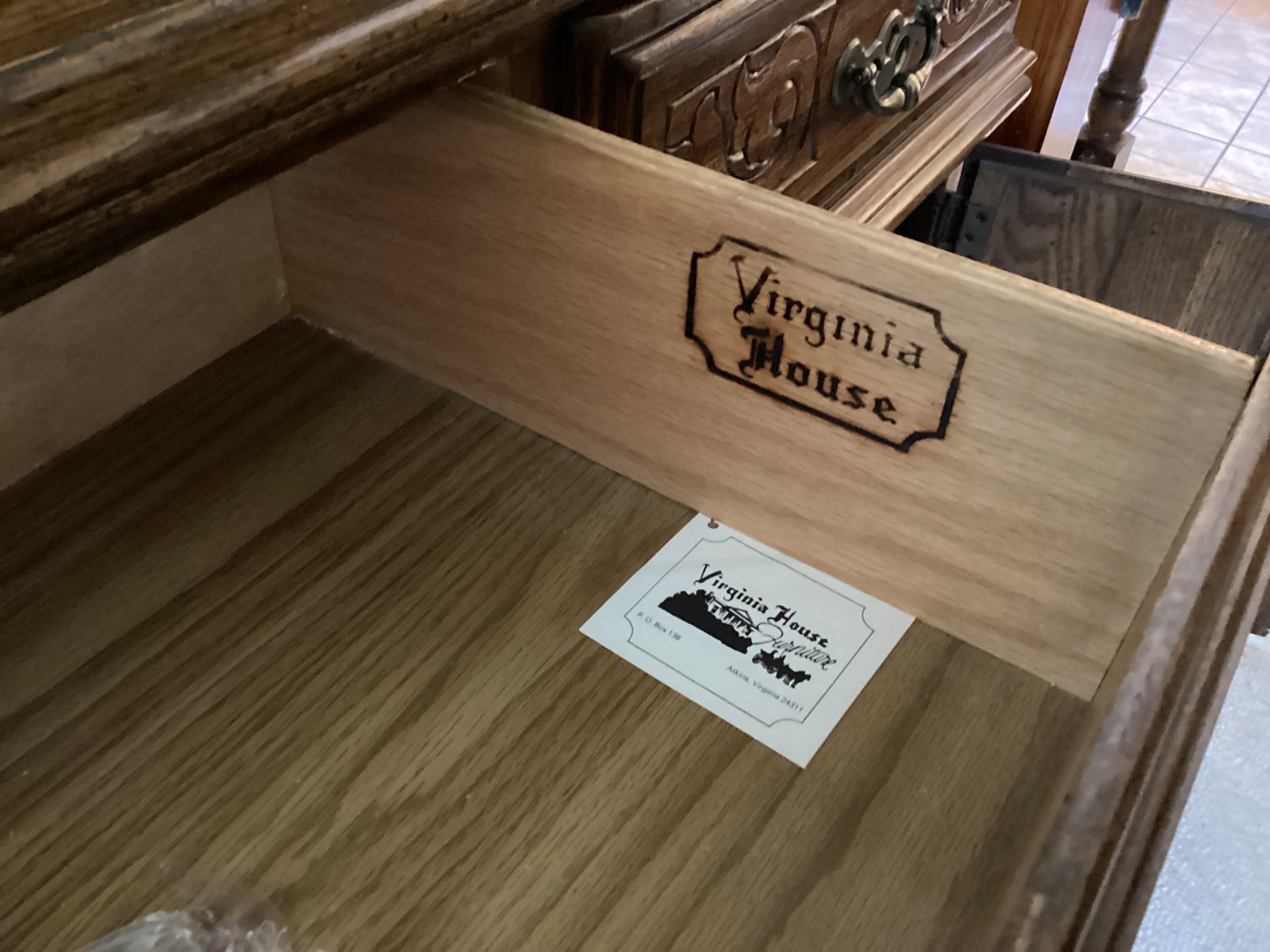 Image for Virginia House Oak Cabinet