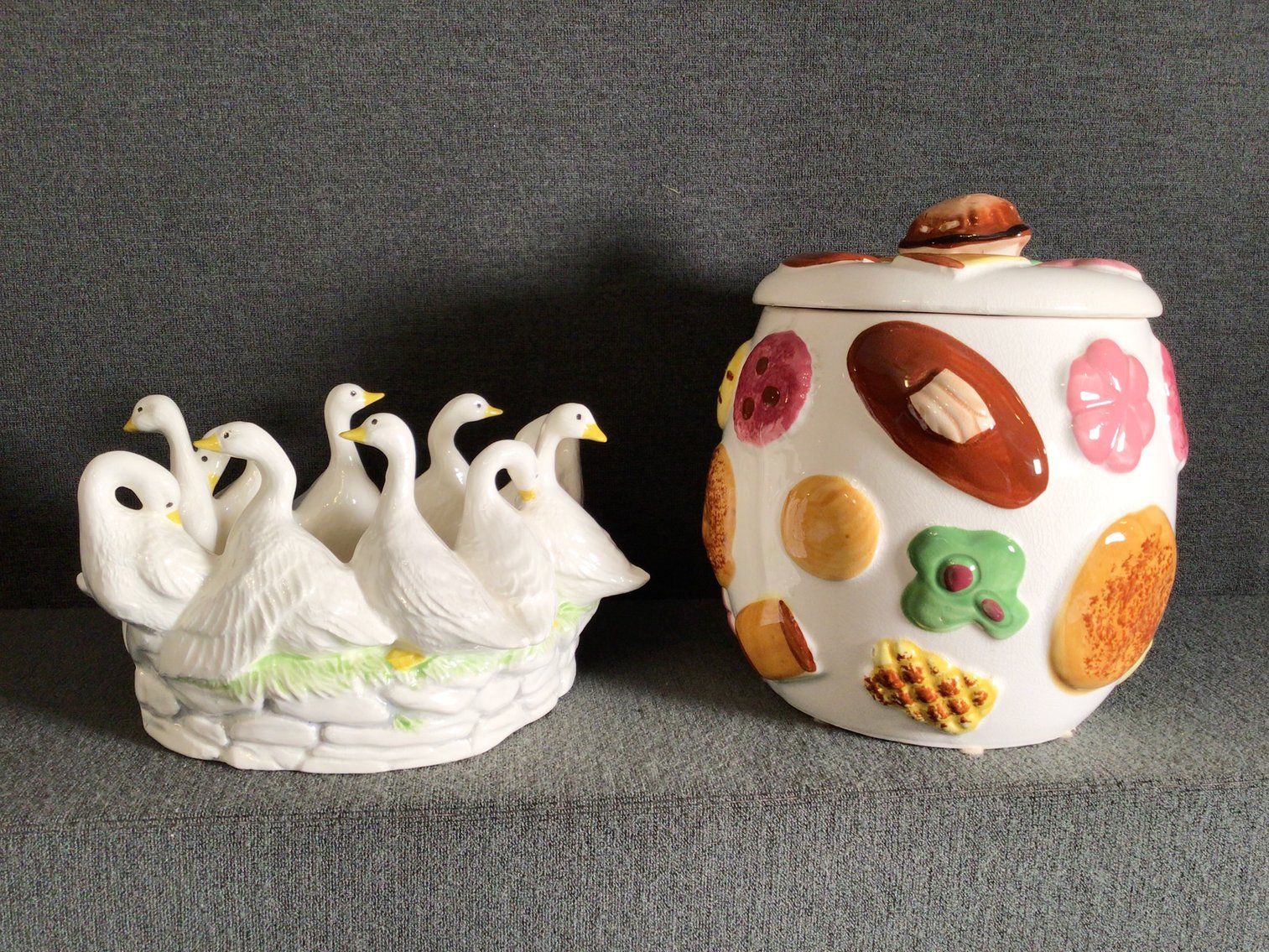 Image for Cookie jar and geese bowl