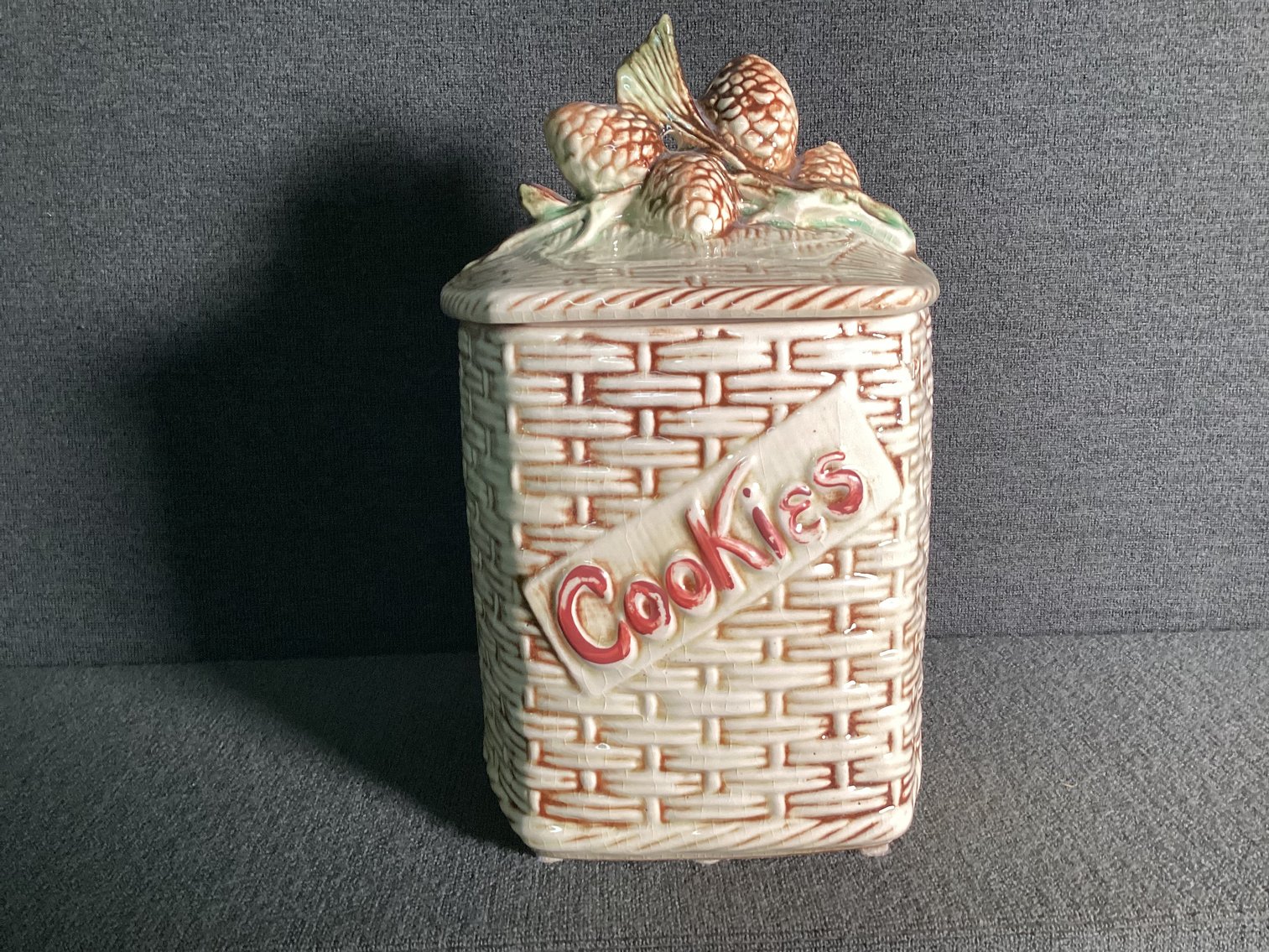 Image for McCoy Pine Cone CookieJar