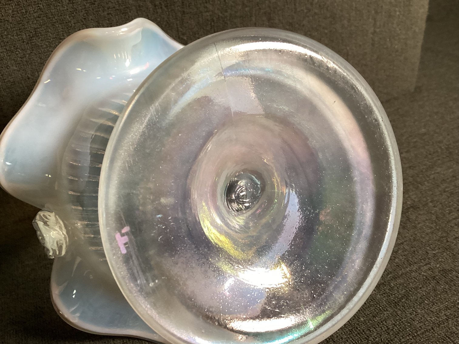 Image for Fenton Opalescent Basket in Original Box