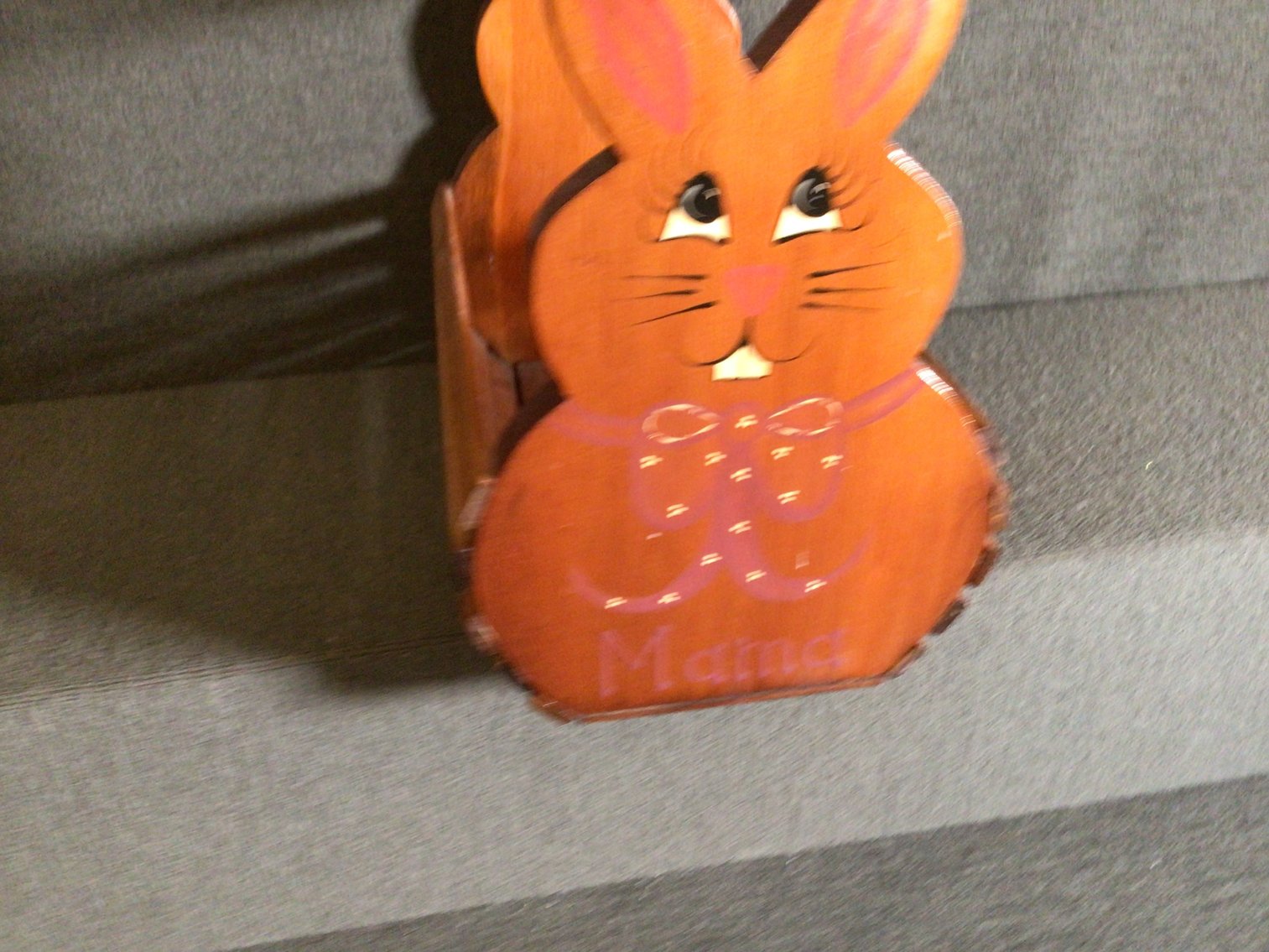 Image for Decorative bunny basket