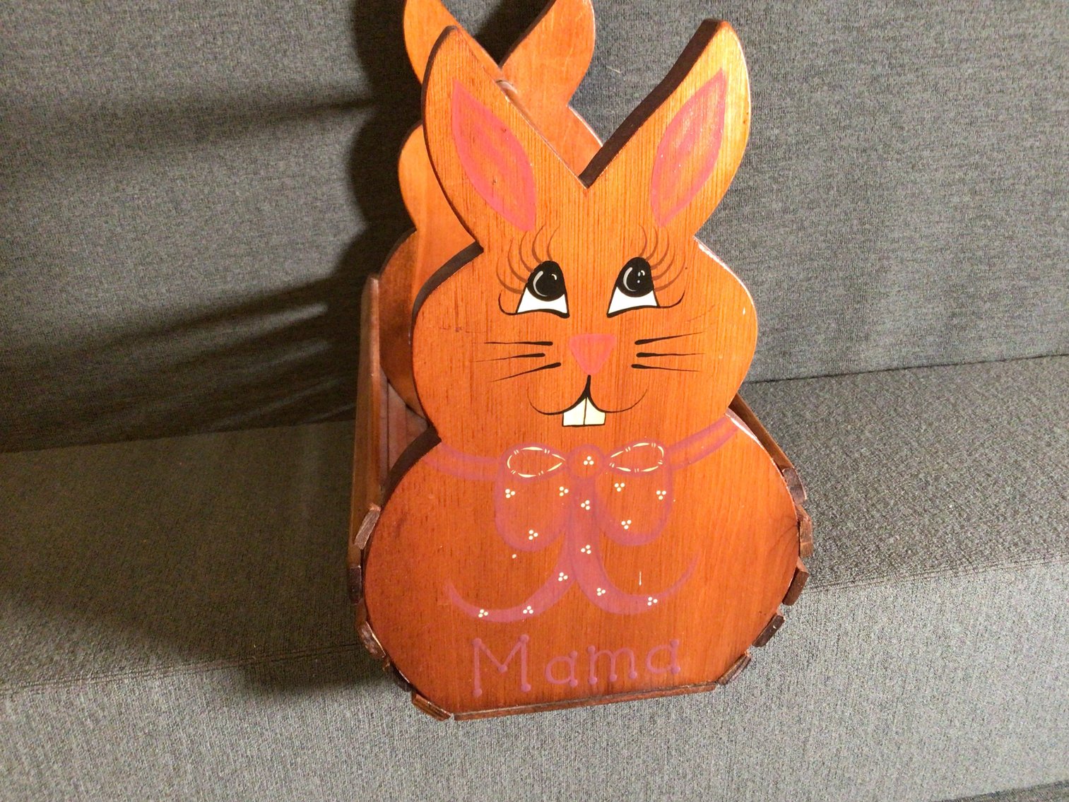 Image for Decorative bunny basket