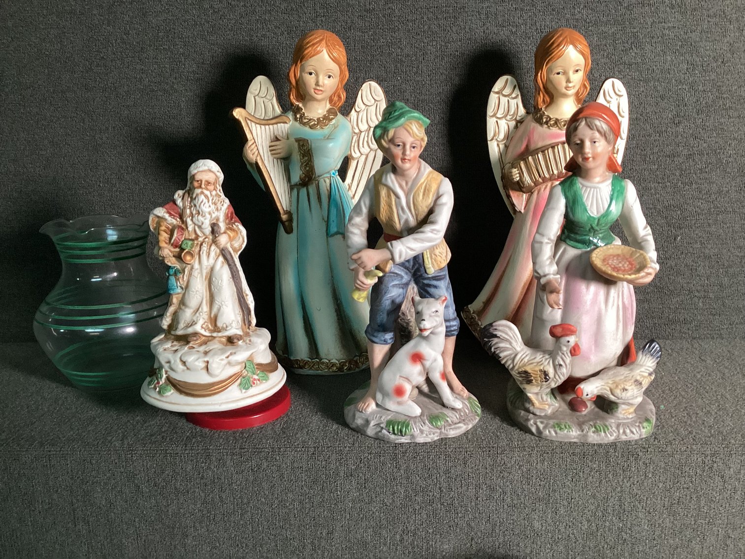 Image for Figurines and a Planter