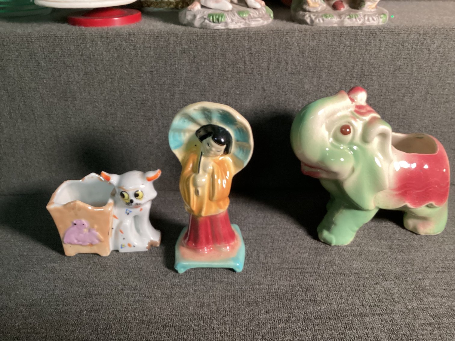 Image for Figurines and a Planter