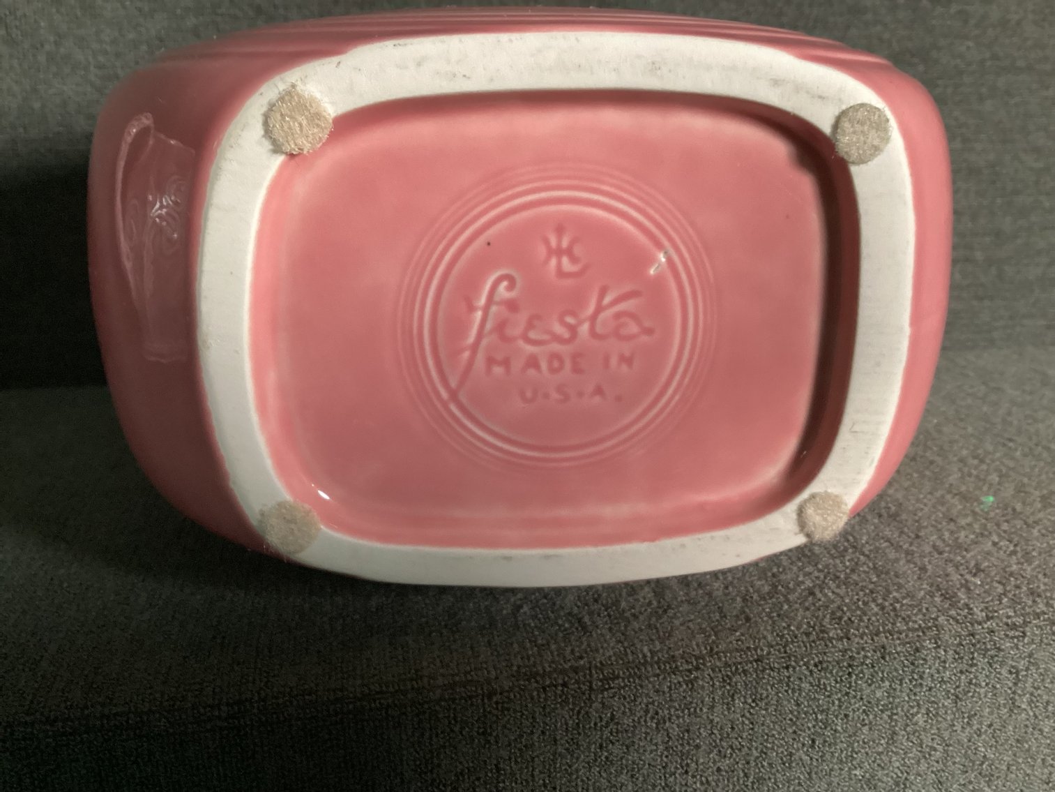 Image for Fiesta Pitcher, Threaded Glass Purse Vase & More