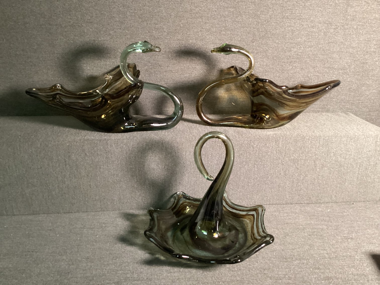 Image for MCM Swung Glass Swans