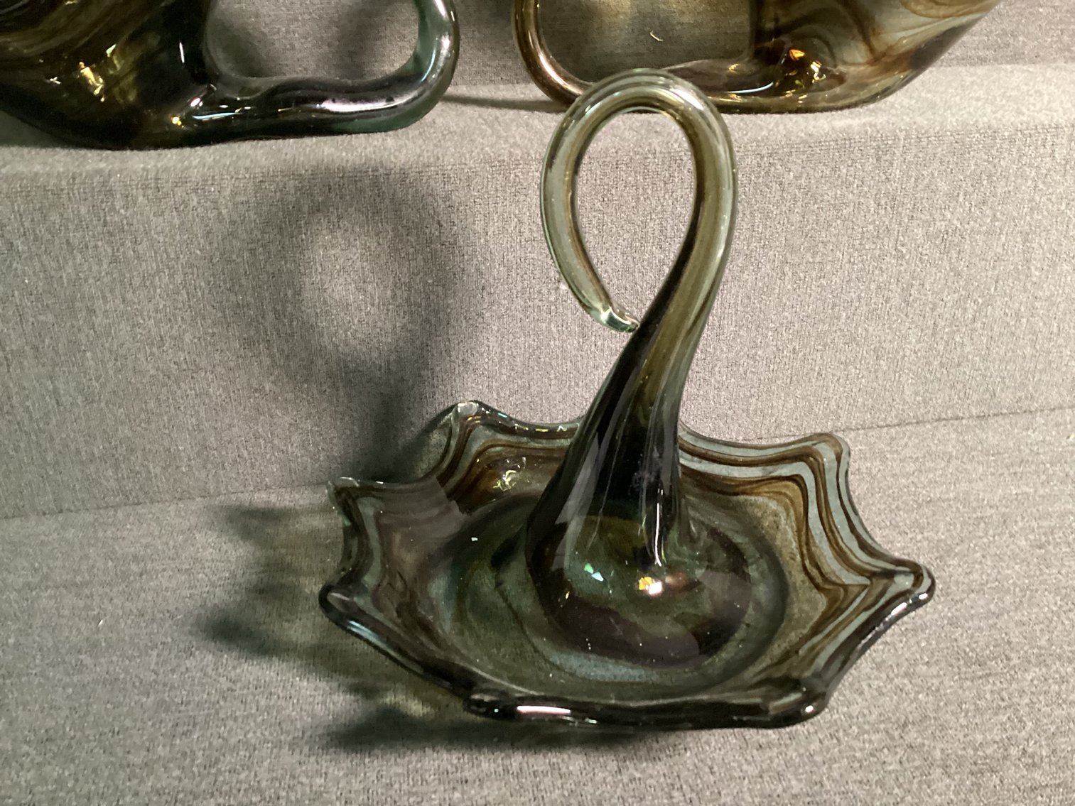 Image for MCM Swung Glass Swans