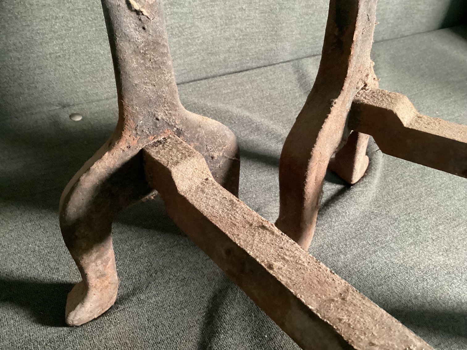 Image for Sand Cast Andirons