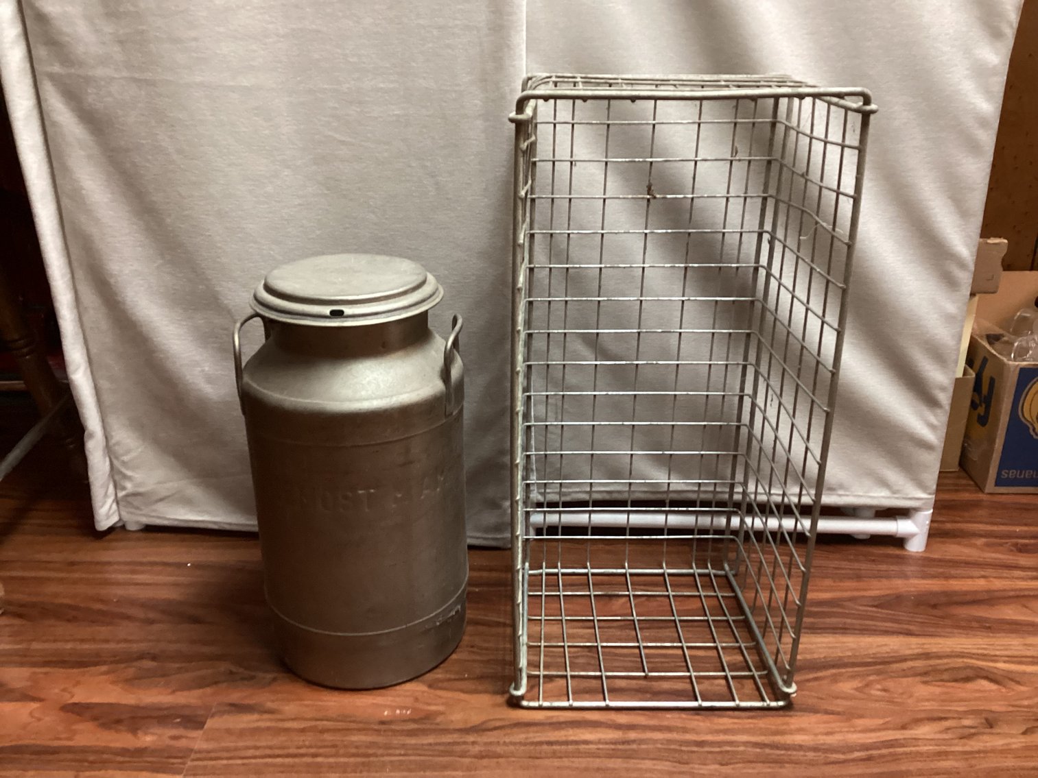 Image for Foremost Dairy Milk Can and Wire Basket
