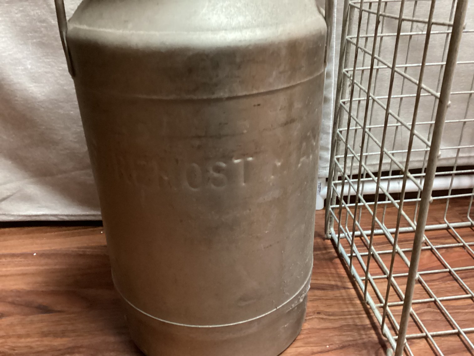 Image for Foremost Dairy Milk Can and Wire Basket