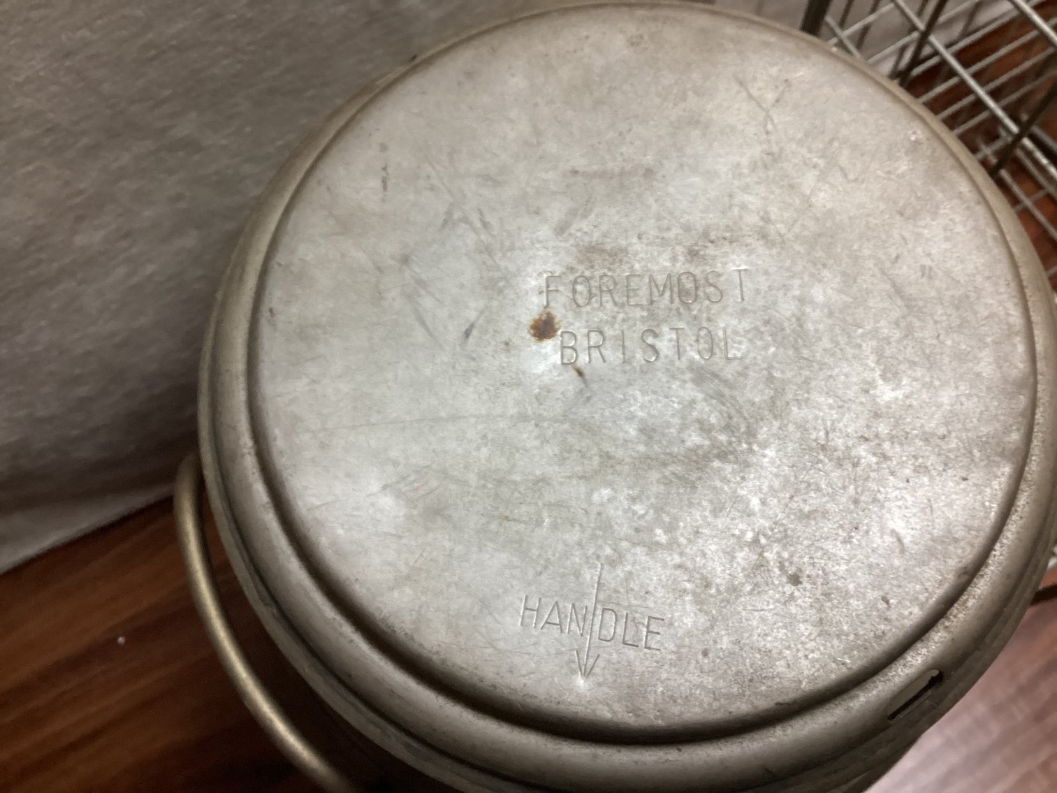 Image for Foremost Dairy Milk Can and Wire Basket