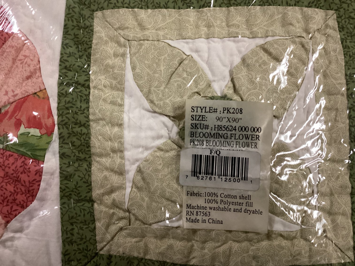 Image for Hand Crafted Quilt  With Shams