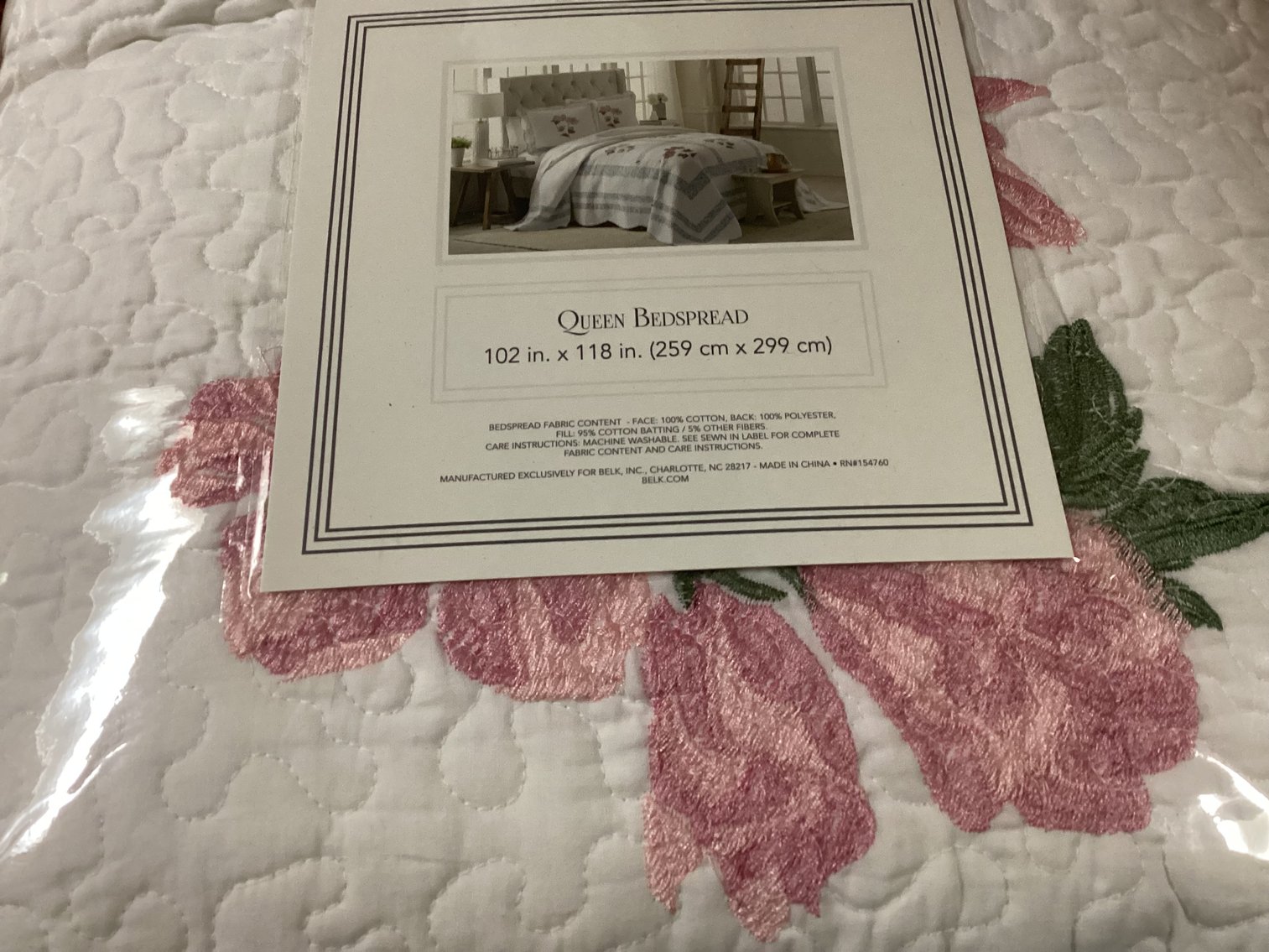 Image for Queen Bedspread  from Belk