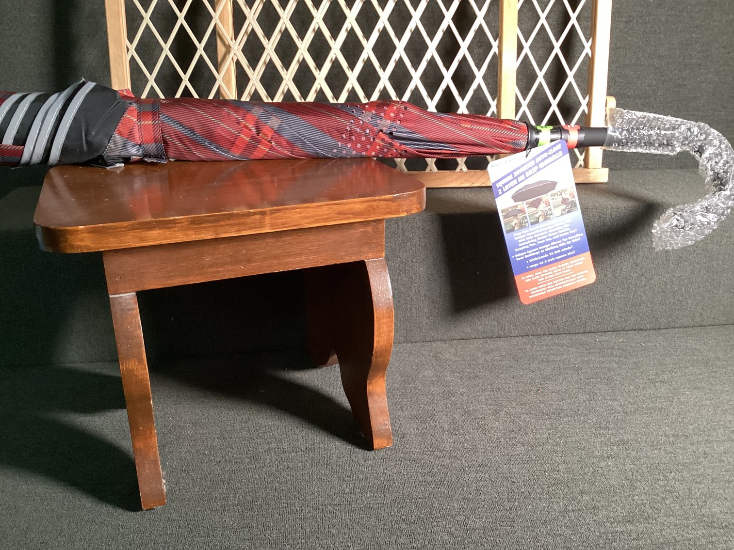 Image for Baby Gate, Wooden Stool, and Square Umbrella