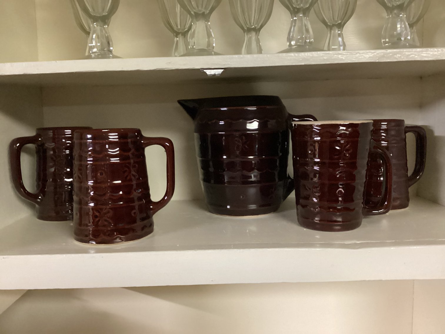 Image for Marquest Stoneware Pitcher &  Mugs