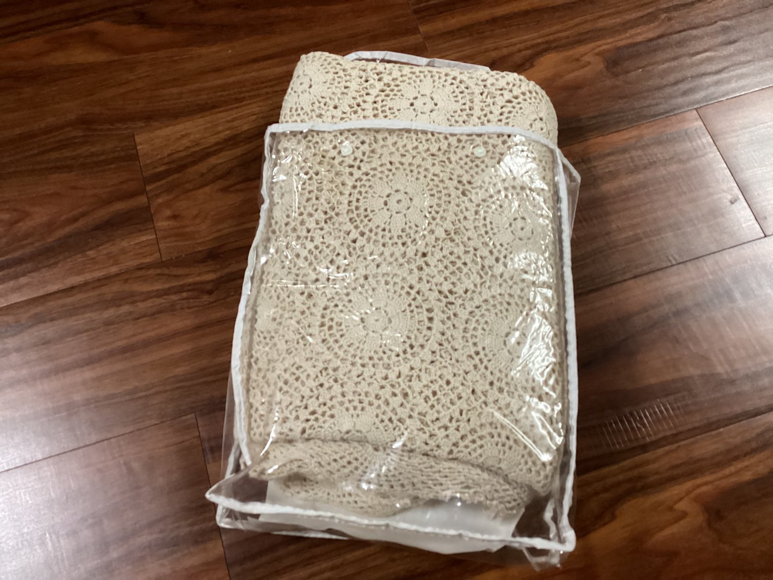 Image for Brighton 68x84” Ecru Table Cloth