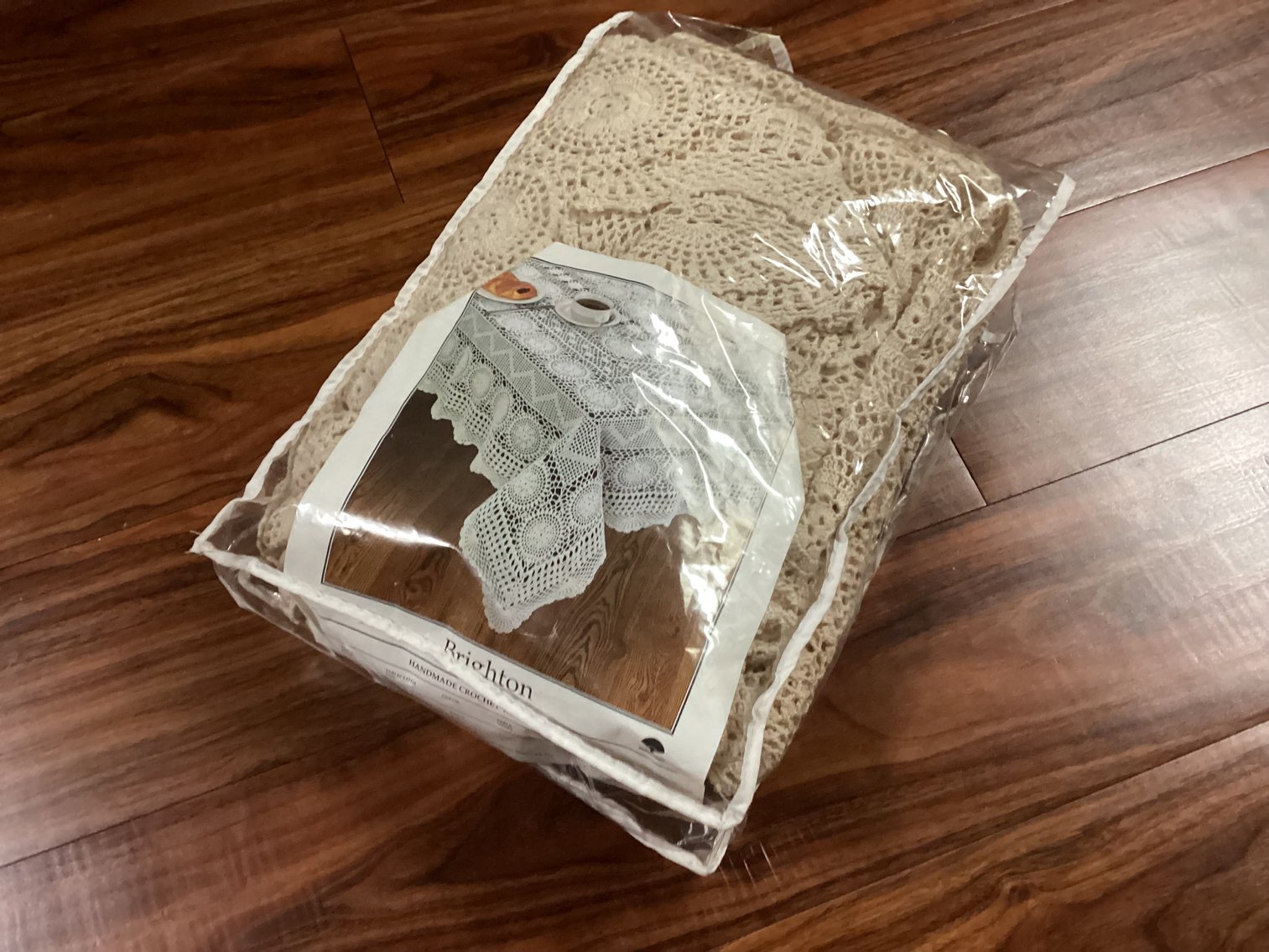 Image for Brighton 68x84” Ecru Table Cloth