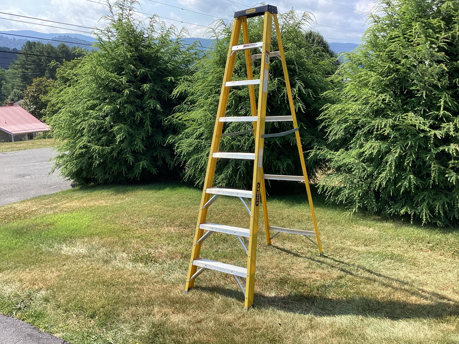 Image for Stanley 8’ Step Ladder - Composite Frame -
