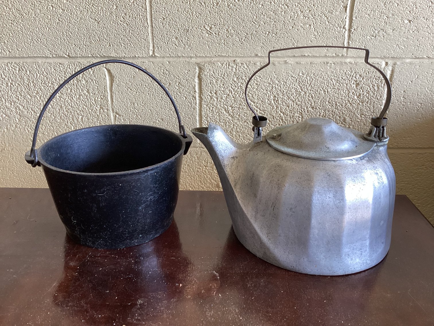 Image for Iron Pot and Aluminum Tea Kettle