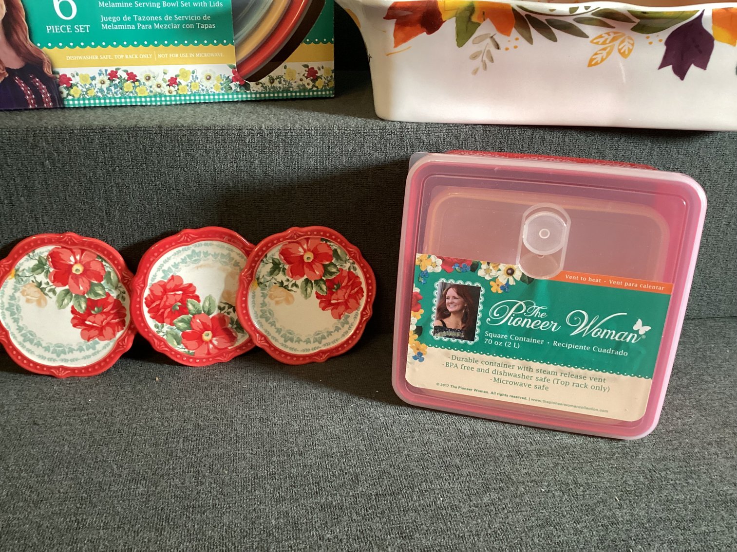 Image for Pioneer Woman Mixing Bowls, Bakeware, and More