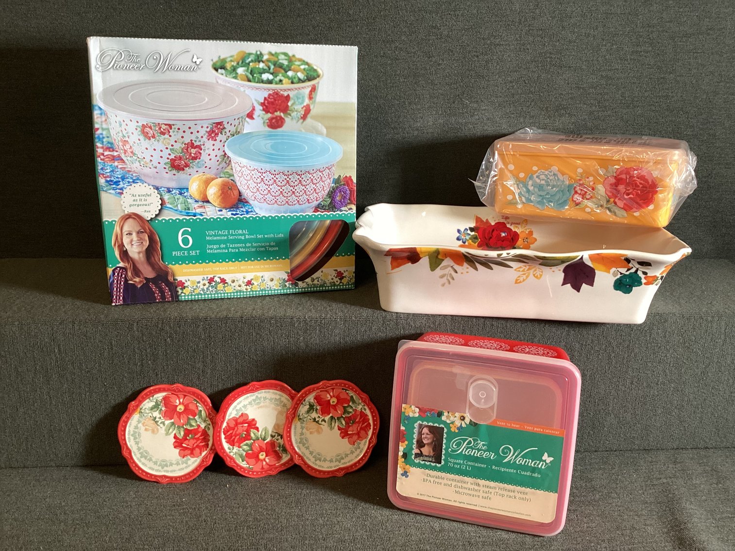 Image for Pioneer Woman Mixing Bowls, Bakeware, and More