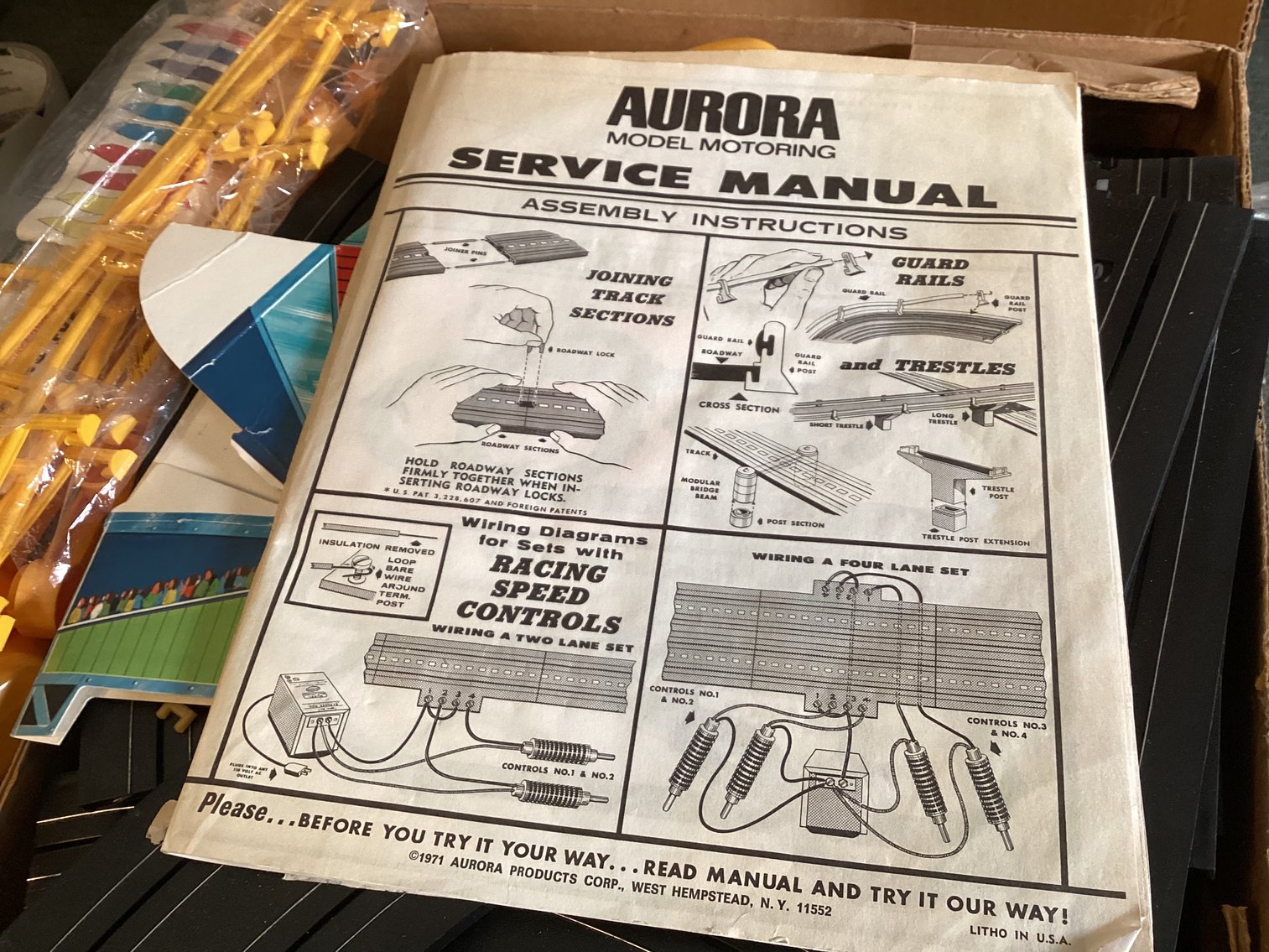 Image for Vintage Aurora AFX Model Motoring Racing Toy