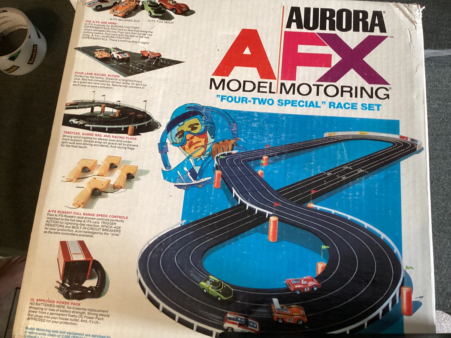Image for Vintage Aurora AFX Model Motoring Racing Toy