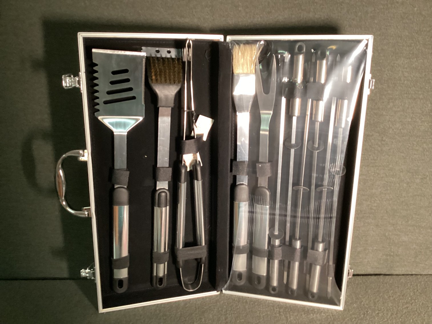 Image for Home Accents Gourmet 12 Pc Stainless Steel BBQ Tools