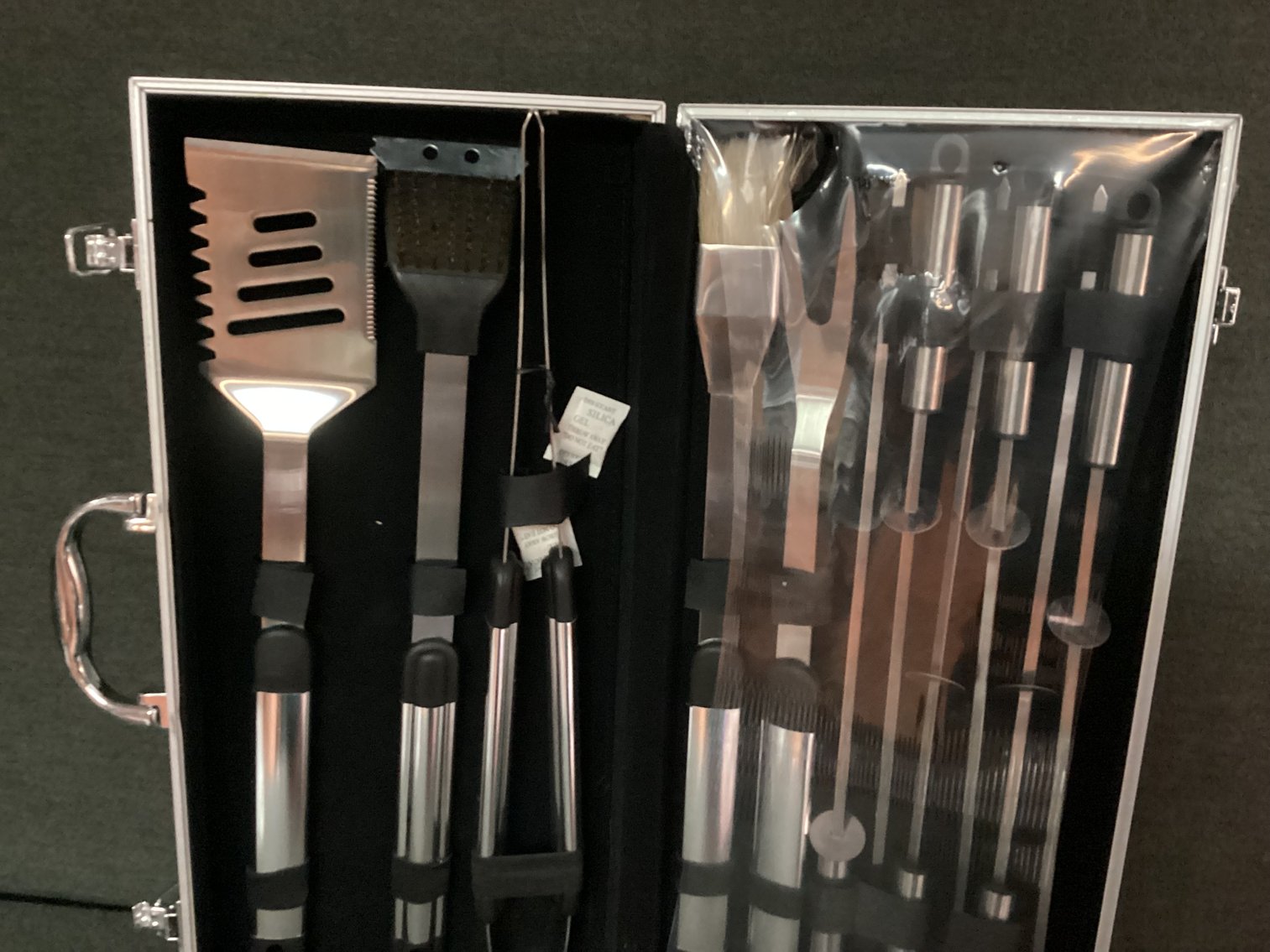 Image for Home Accents Gourmet 12 Pc Stainless Steel BBQ Tools