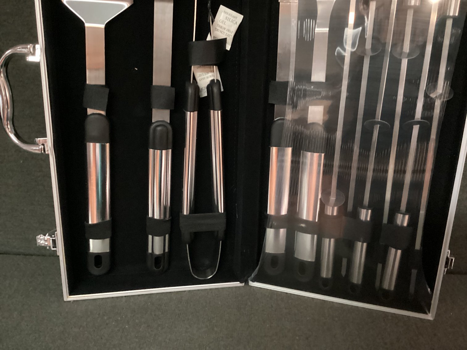 Image for Home Accents Gourmet 12 Pc Stainless Steel BBQ Tools