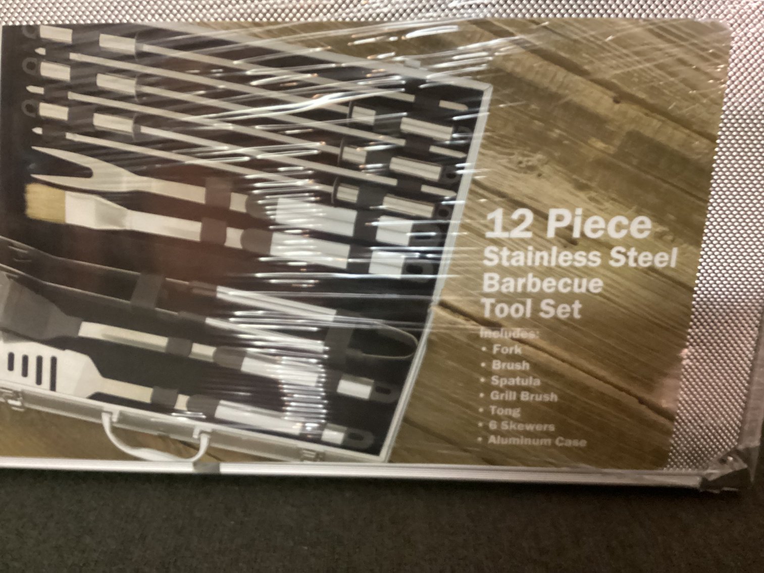 Image for Home Accents Gourmet 12 Pc Stainless Steel BBQ Tools