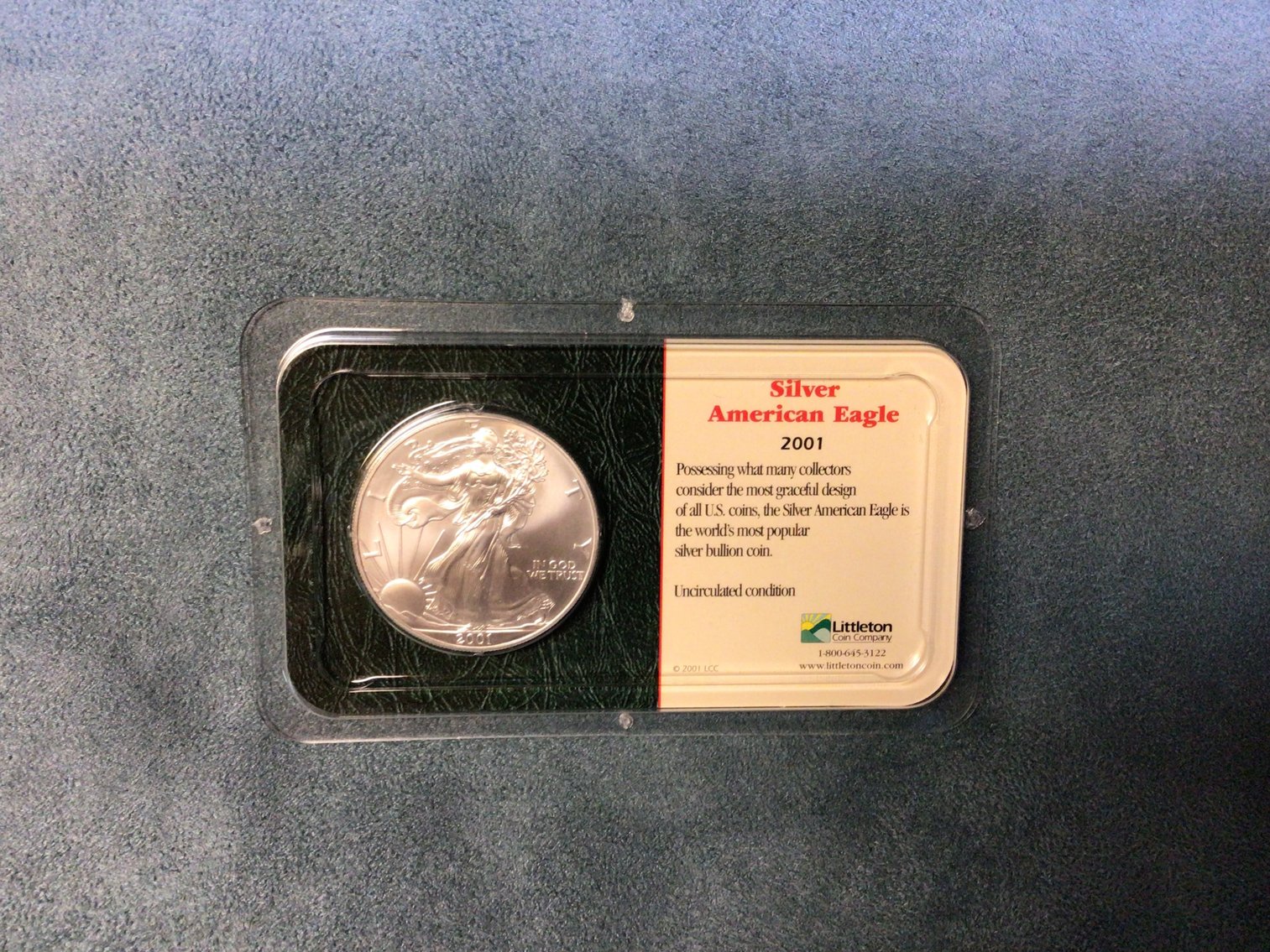 Image for Silver American Eagle 2001