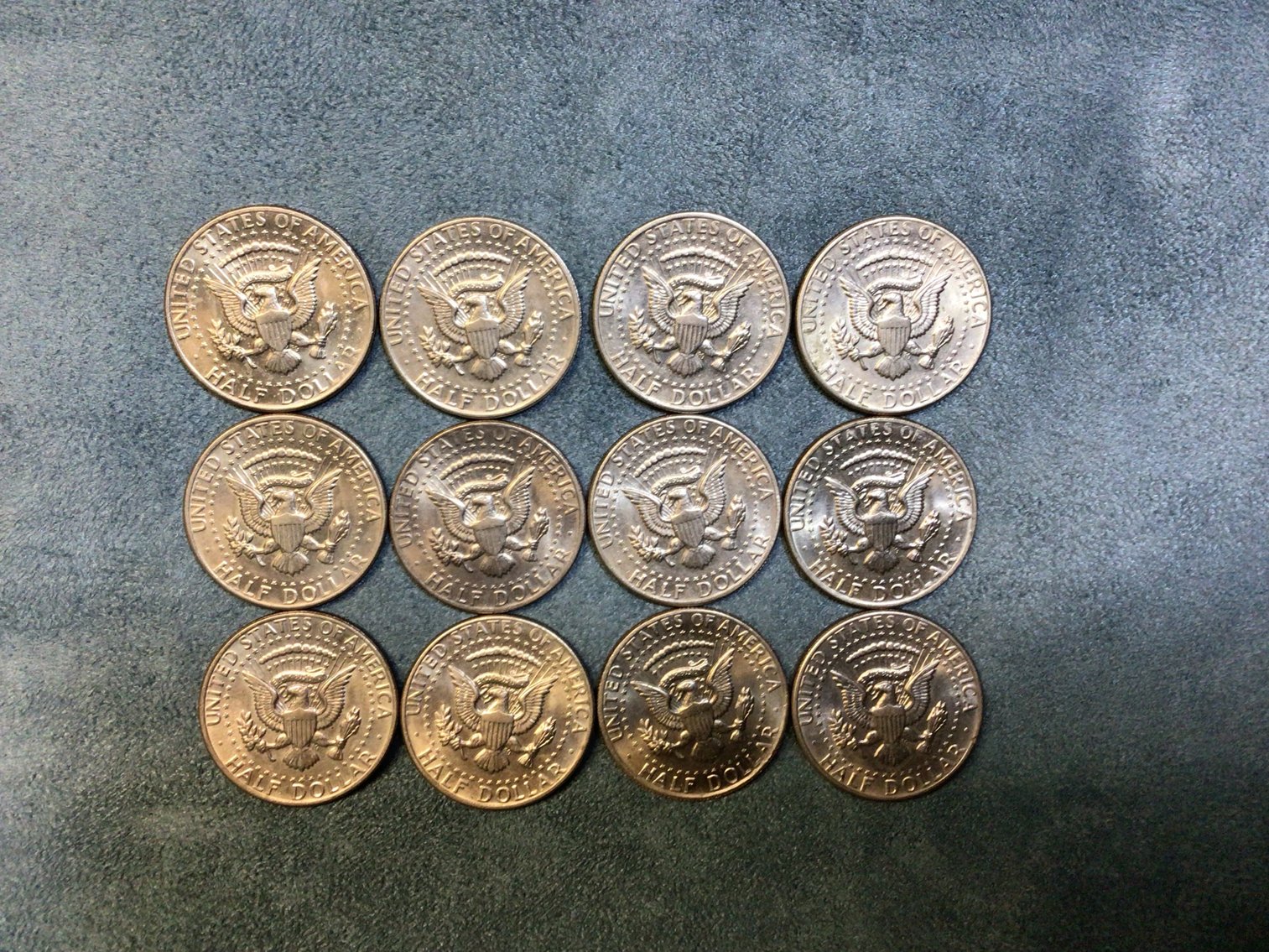 Image for Twelve Kennedy Half Dollars, 1971