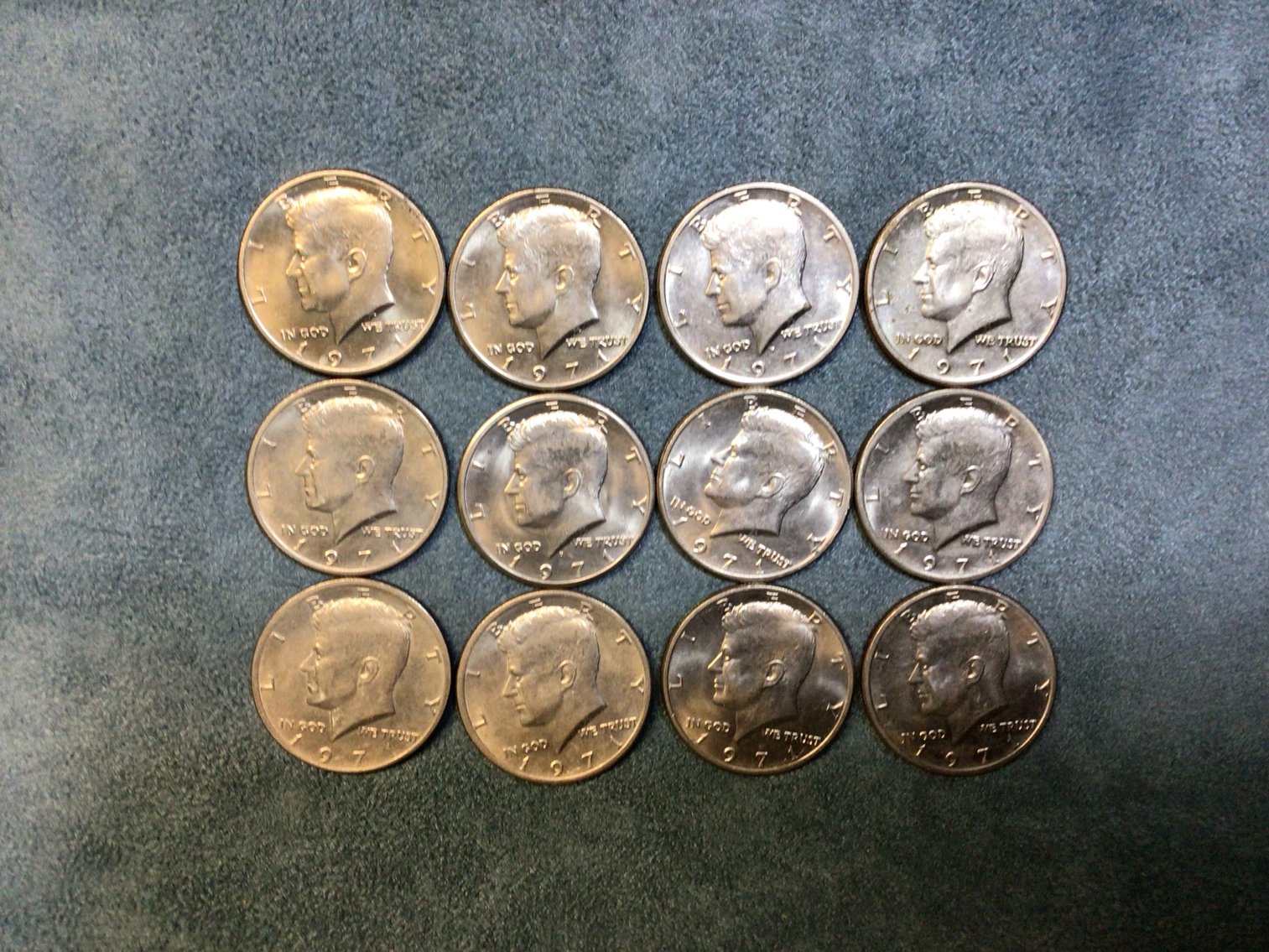 Image for Twelve Kennedy Half Dollars, 1971