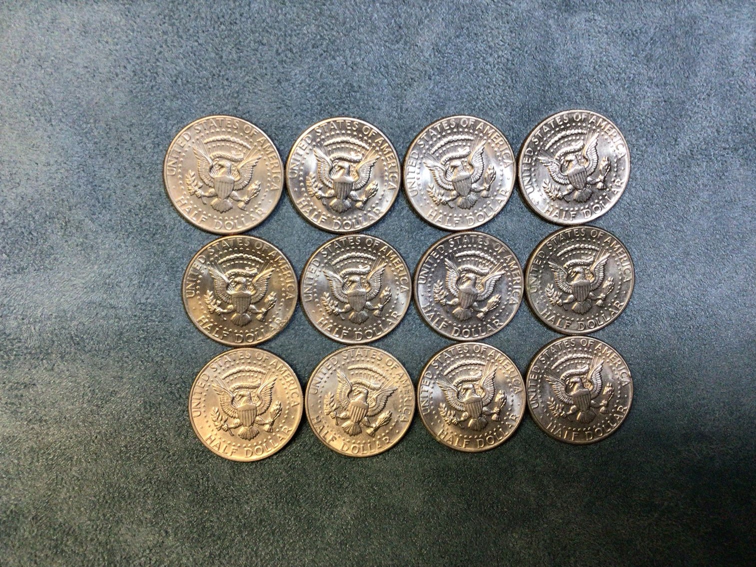 Image for Twelve Kennedy Half Dollars, 1971