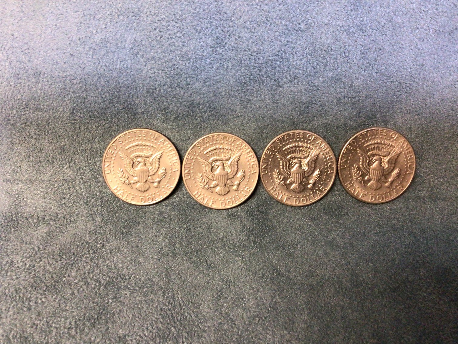 Image for Four Kennedy Half Dollars, 1974-D