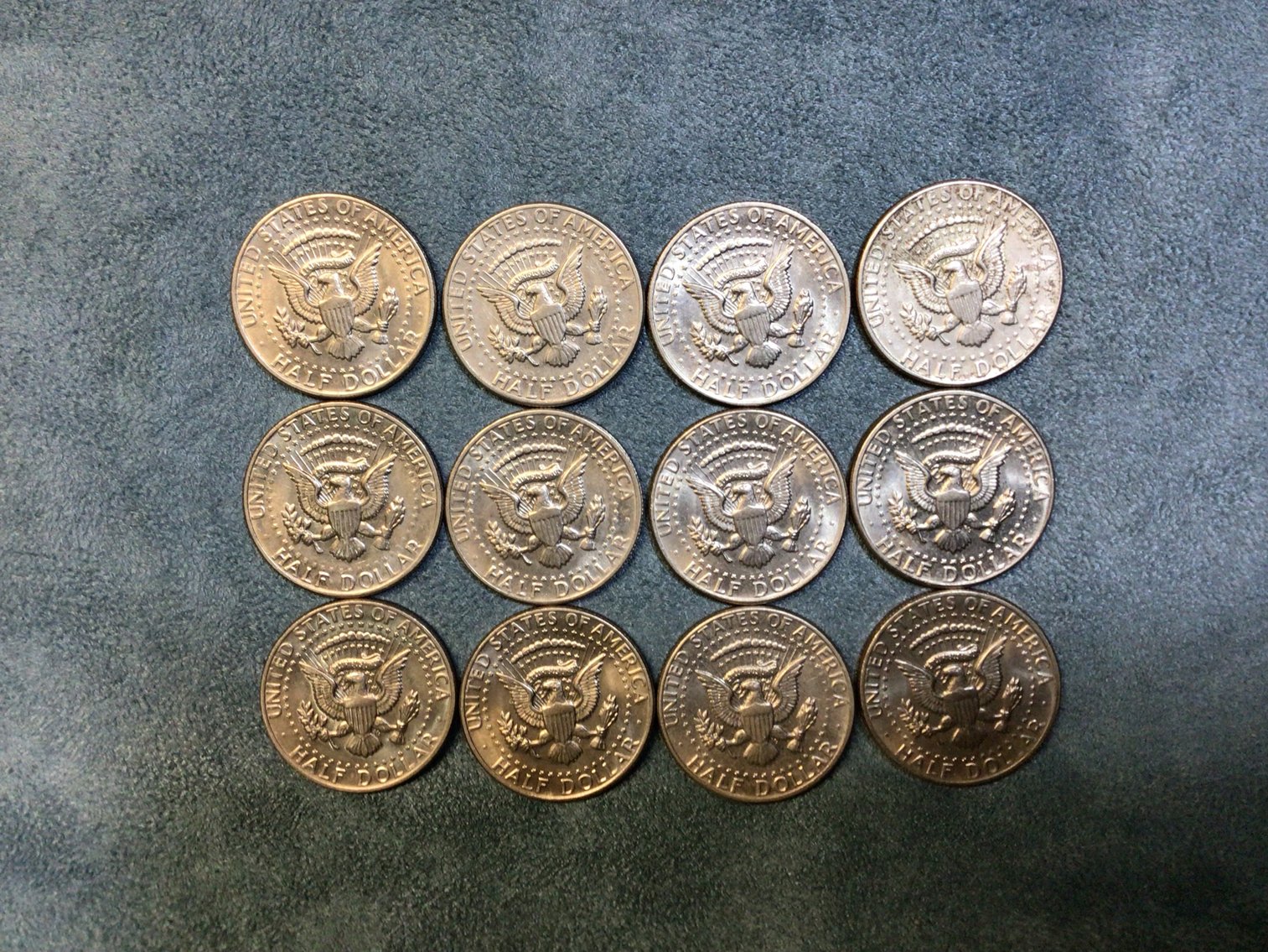 Image for Twelve Kennedy Half Dollars, 1971