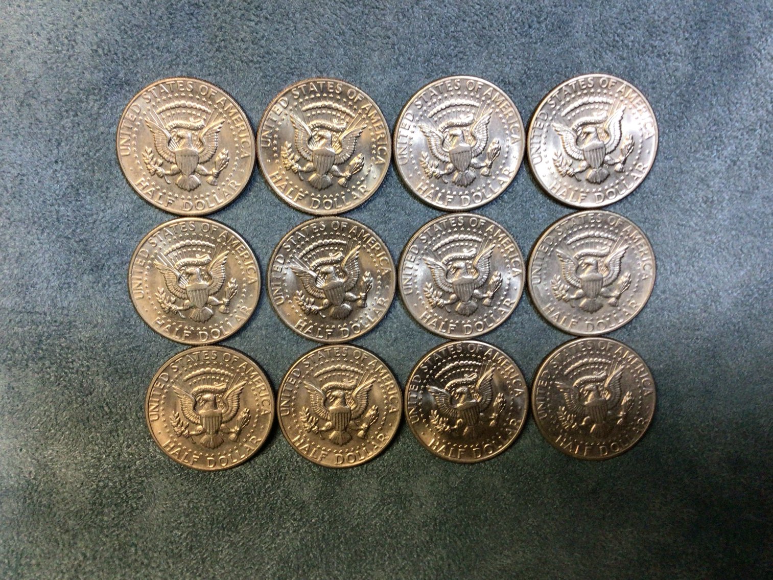 Image for Twelve Kennedy Half Dollars, 1971