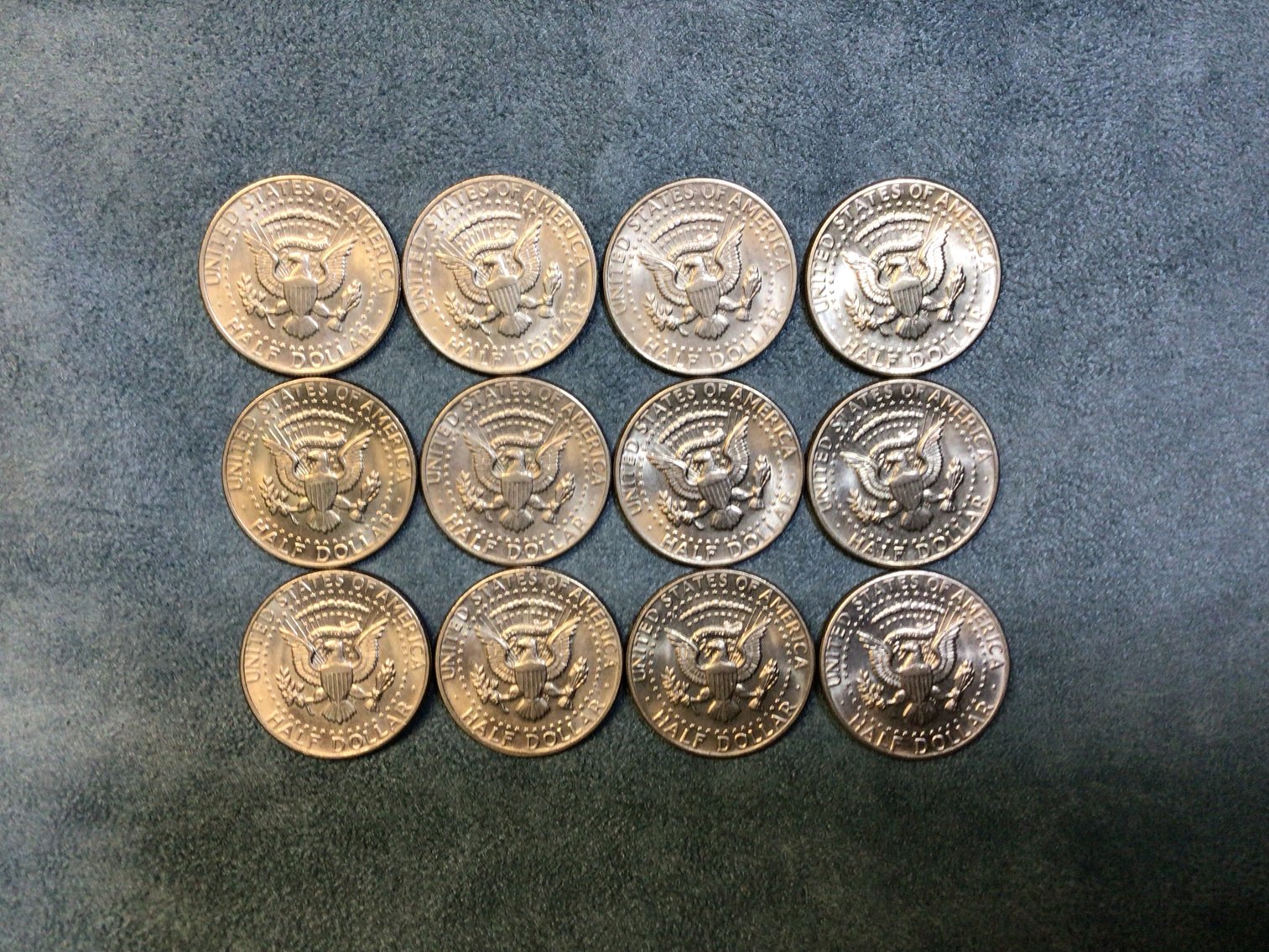 Image for Twelve Kennedy Half Dollars, 1971