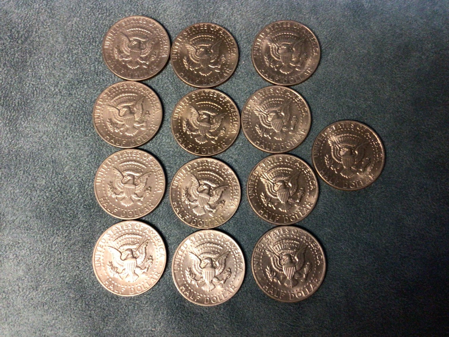 Image for Kennedy Half Dollars - All early 1970’s