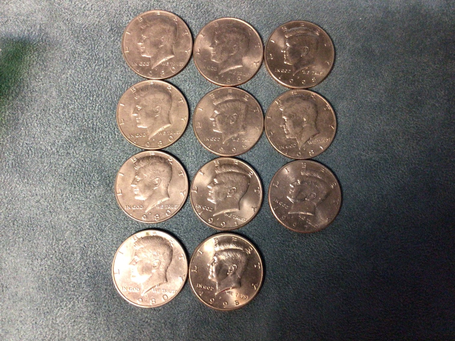 Image for Kennedy Half Dollars - all 1980’s and 90’s