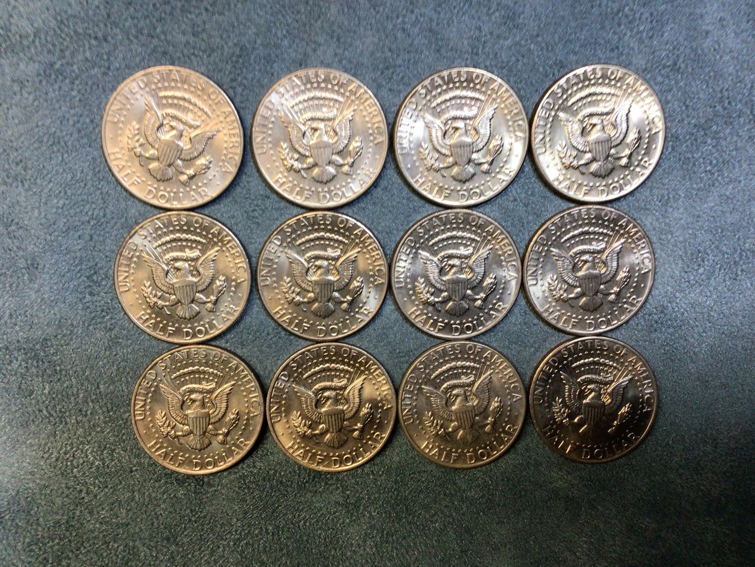 Image for Twelve Kennedy Half Dollars, 1971