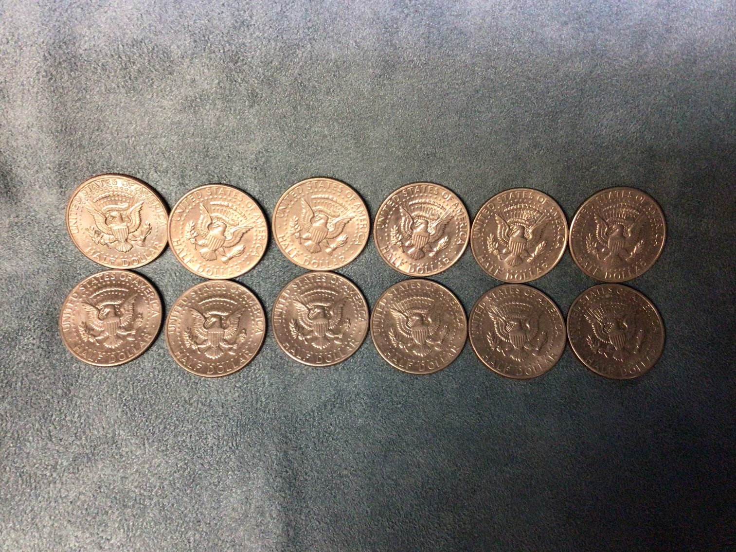 Image for 12 Kennedy Half Dollars - All 1972