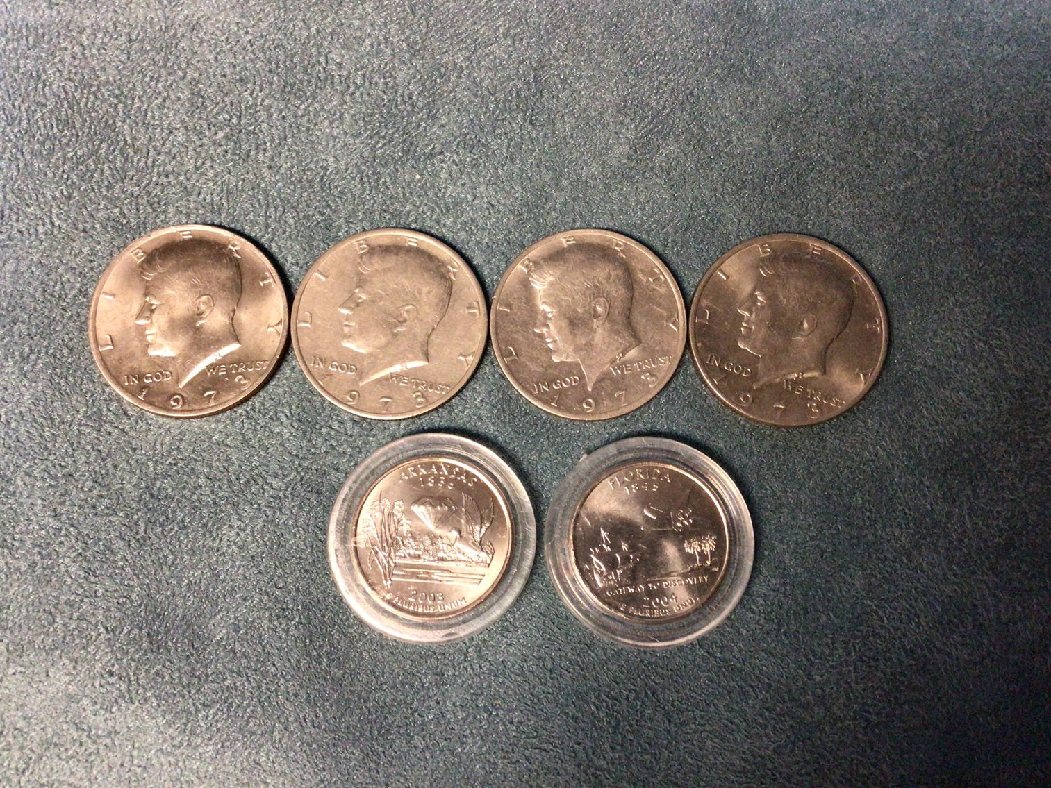 Image for Kennedy Half Dollars and 2 Sealed State Quarters